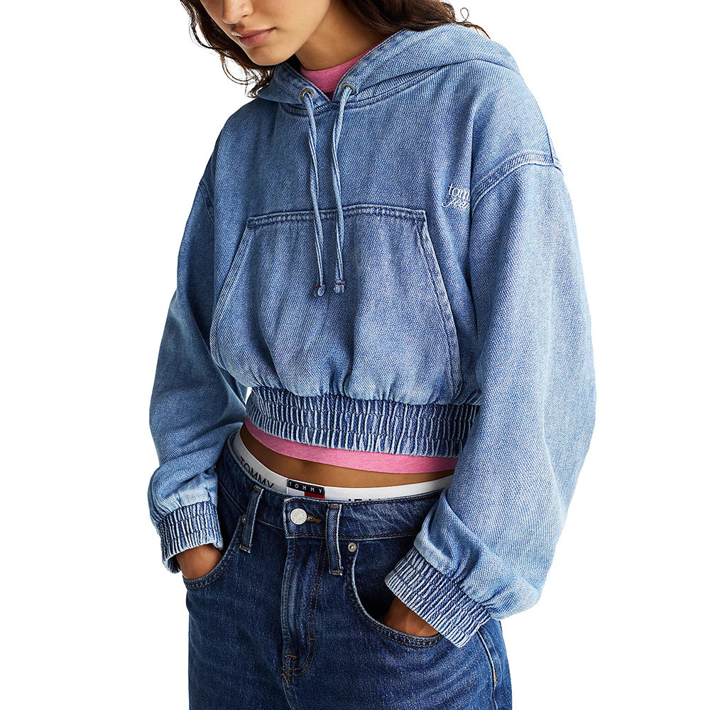 קפוצ'ון טומי הילפיגר Denim Cropped נשים