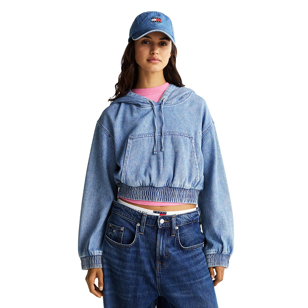 קפוצ'ון טומי הילפיגר Denim Cropped נשים