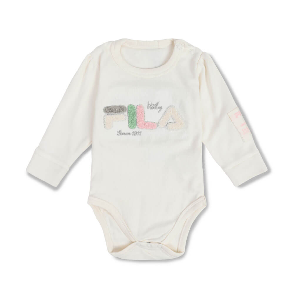 סט אוברול ומכנסיים פילה Long Sleeve Bodysuit Set לתינוקות