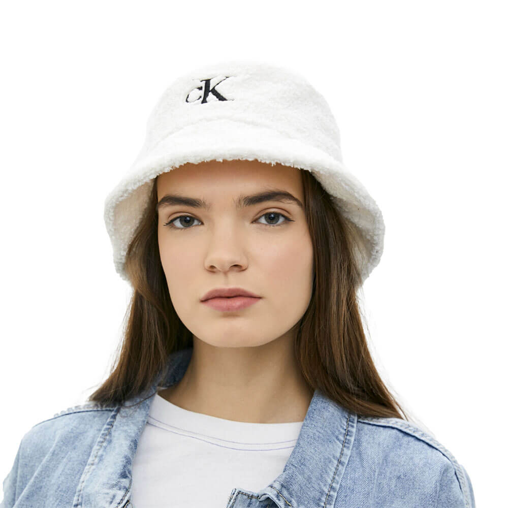 כובע קלווין קליין Monogram Sherpa Bucket