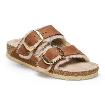 כפכפי בירקנשטוק Arizona Big Buckle Shearling נשים