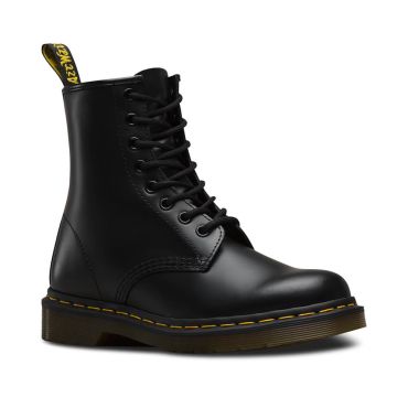 New Dr Martens 1460 Airwair Women Leather 8 Eye Ankle Boots Smooth Black