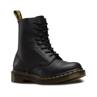 Dr Martens 1460 Airwair Pascal Leather 8 Eye Ankle Boots Black Virginia Size 41