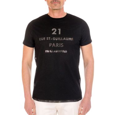 חולצת טישרט קארל לגרפלד קצרה רשת גברים