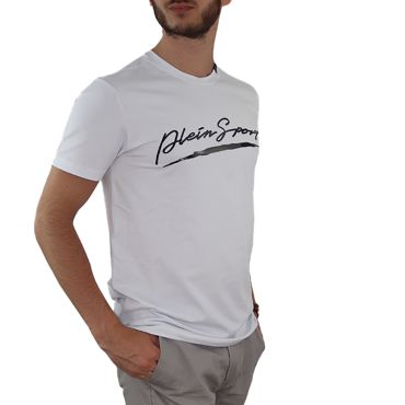 Plein Sport Men's T-Shirt TIPS108-01 White