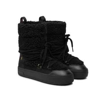 מגפי טומי הילפיגר Lace-Up Faux Shearling Snowboot נשים