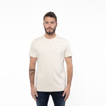 חולצת טישרט אלדו מורו קצרה Embossed Logo גברים